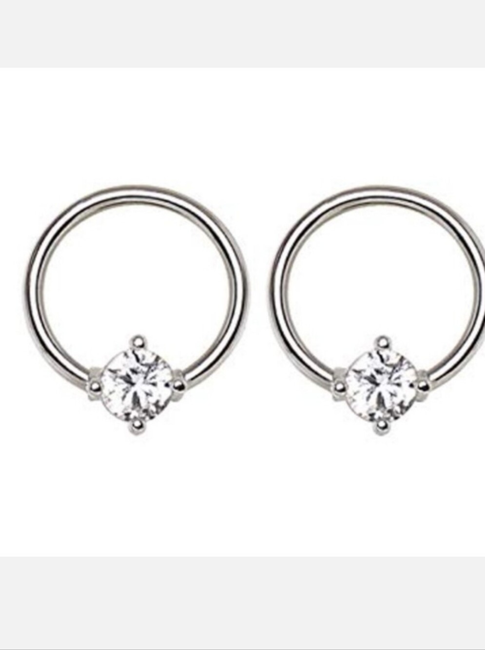 20 gauge 2 nose ring hoops